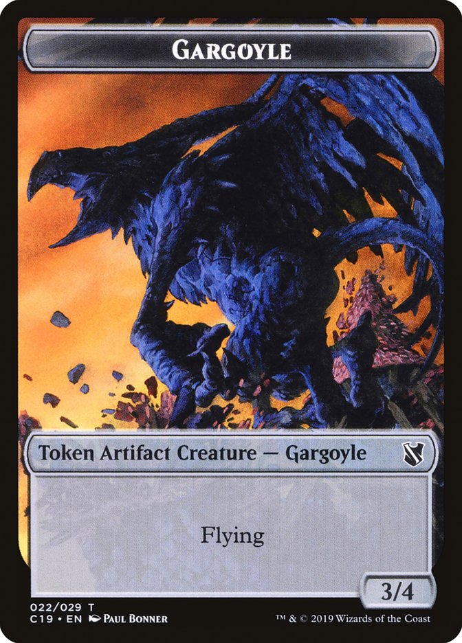 Gargoyle Token [Commander 2019 Tokens] | Good Games Cannington