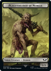 Astartes Warrior // Plaguebearer of Nurgle Double-Sided (Surge Foil) [Warhammer 40,000 Tokens] | Good Games Cannington