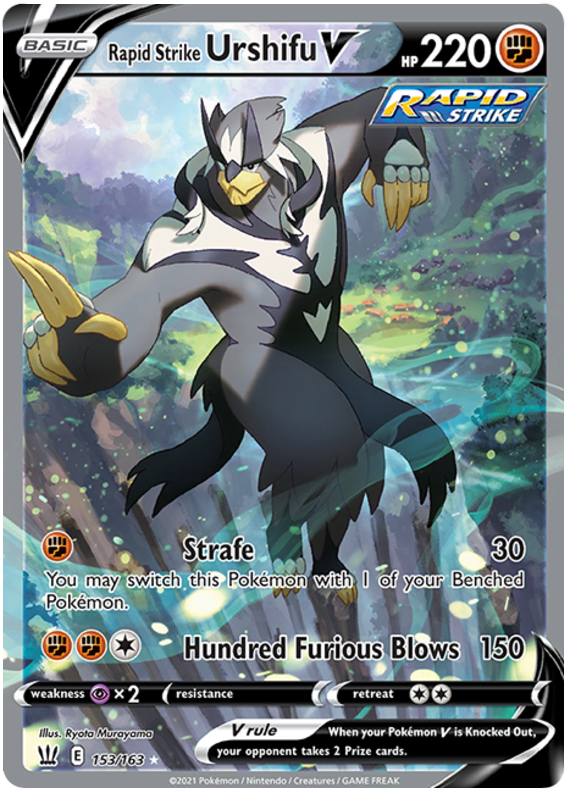 Rapid Strike Urshifu V (153/163) [Sword & Shield: Battle Styles] | Good Games Cannington