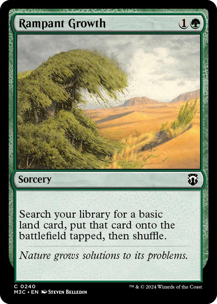 Rampant Growth 240/411 (Commander: Modern Horizons 3)  - Ripple Foil | Good Games Cannington