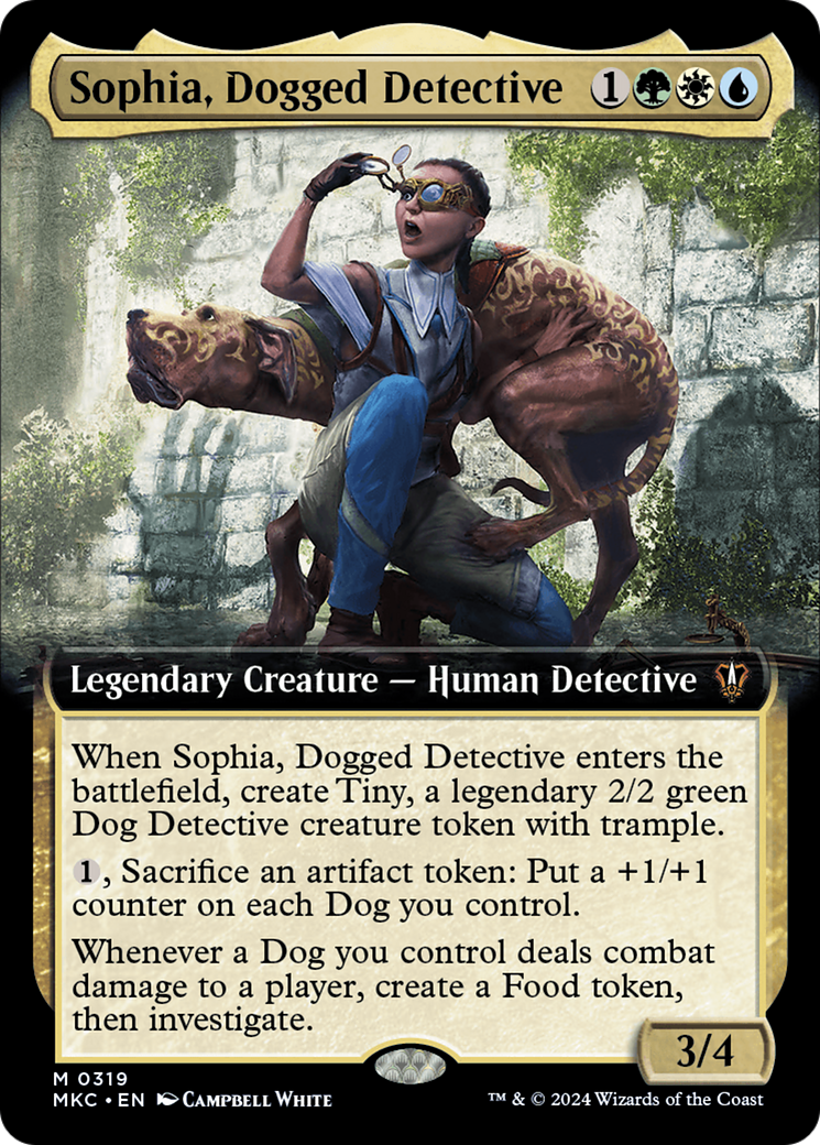 Sophia, Dogged Detective (Extended Art) [Murders at Karlov Manor Commander] | Good Games Cannington