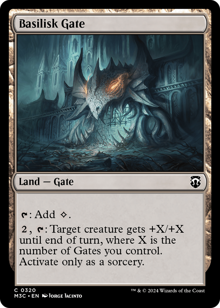 Basilisk Gate (Ripple Foil) [Modern Horizons 3 Commander] | Good Games Cannington