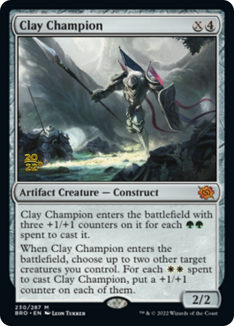 Clay Champion [The Brothers' War Prerelease Promos] | Good Games Cannington