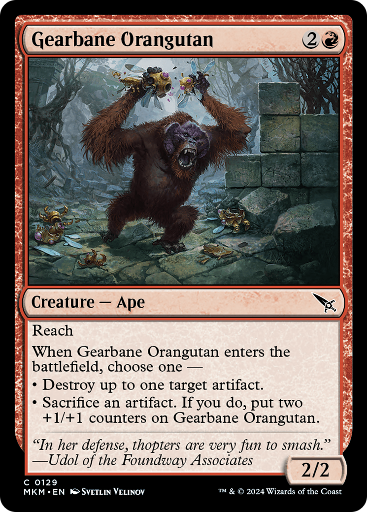 Gearbane Orangutan [Murders at Karlov Manor] | Good Games Cannington