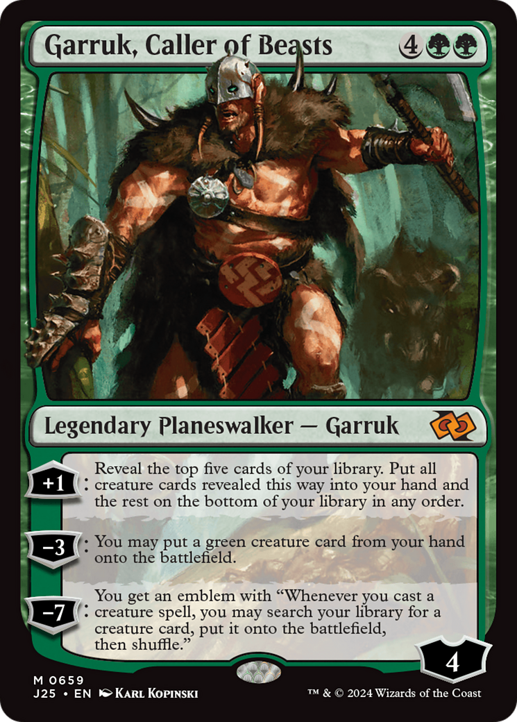 Garruk, Caller of Beasts [Foundations Jumpstart] | Good Games Cannington