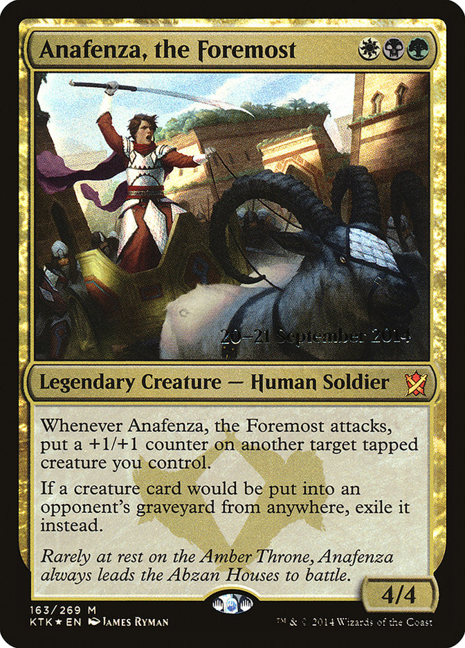 Anafenza, the Foremost [Khans of Tarkir Prerelease Promos] | Good Games Cannington