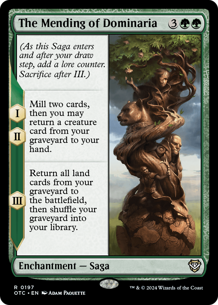 The Mending of Dominaria [Outlaws of Thunder Junction Commander] | Good Games Cannington