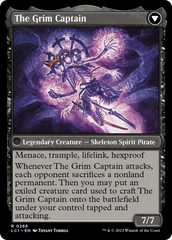 Throne of the Grim Captain // The Grim Captain [The Lost Caverns of Ixalan Prerelease Cards] | Good Games Cannington