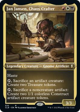 Jan Jansen Chaos Crafter Foil Etched 535 (Commander Legends: Battle for Baldur's Gate)  - Foil | Good Games Cannington