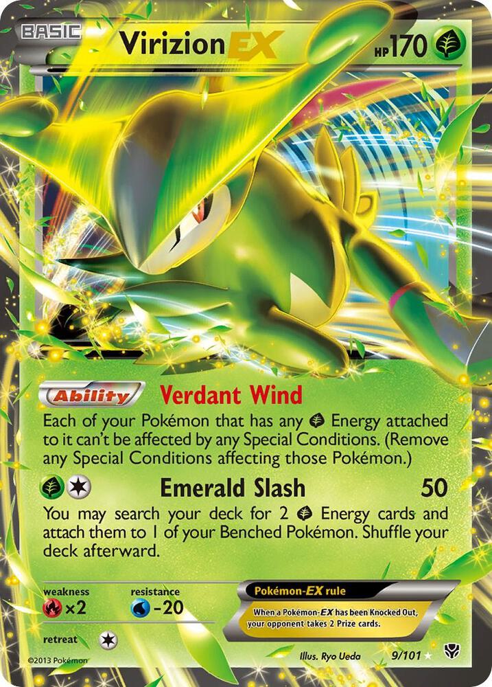 Virizion EX 9/101 (Plasma Blast)  - Holofoil | Good Games Cannington