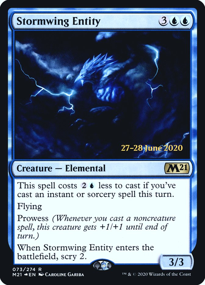 Stormwing Entity [Core Set 2021 Prerelease Promos] | Good Games Cannington