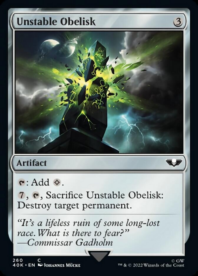 Unstable Obelisk [Warhammer 40,000] | Good Games Cannington