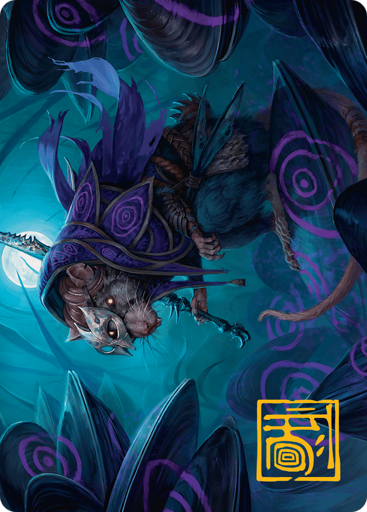 Nightwhorl Hermit Art Card (Gold-Stamped Signature) [Bloomburrow Art Series] | Good Games Cannington