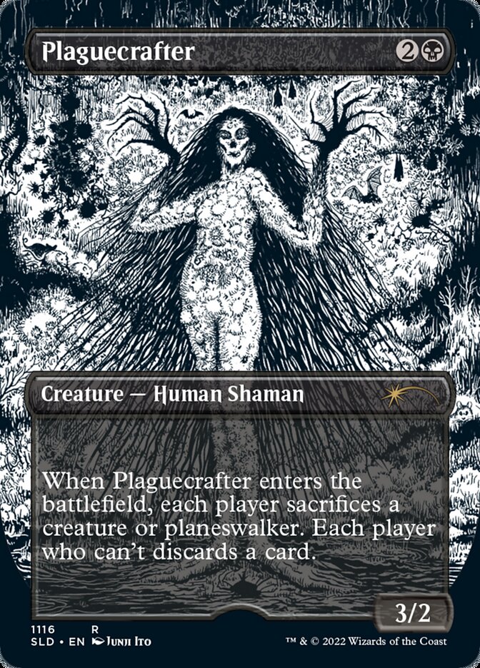 Plaguecrafter (Borderless Etched Foil) [Secret Lair Drop Series] | Good Games Cannington