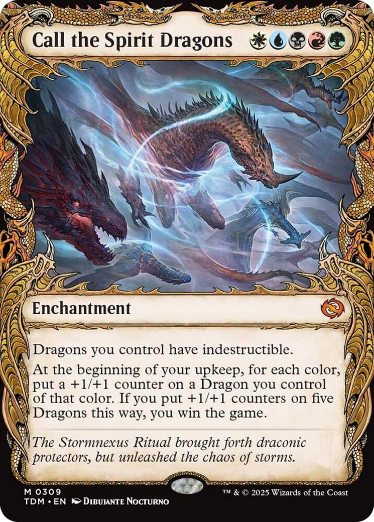 Call the Spirit Dragons (Showcase) [Tarkir: Dragonstorm] | Good Games Cannington
