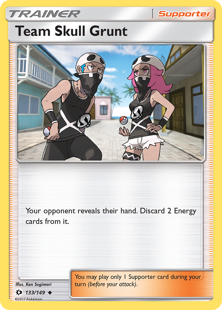 Team Skull Grunt (133/149) [Sun & Moon: Base Set] | Good Games Cannington