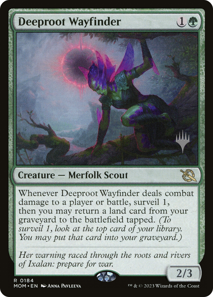 Deeproot Wayfinder (Promo Pack) [March of the Machine Promos] | Good Games Cannington
