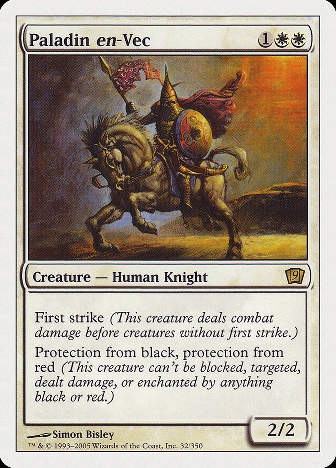 Paladin en-Vec (9th Edition) [Oversize Cards] | Good Games Cannington