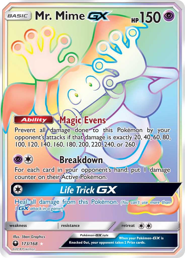 Mr. Mime GX (173/168) [Sun & Moon: Celestial Storm] | Good Games Cannington