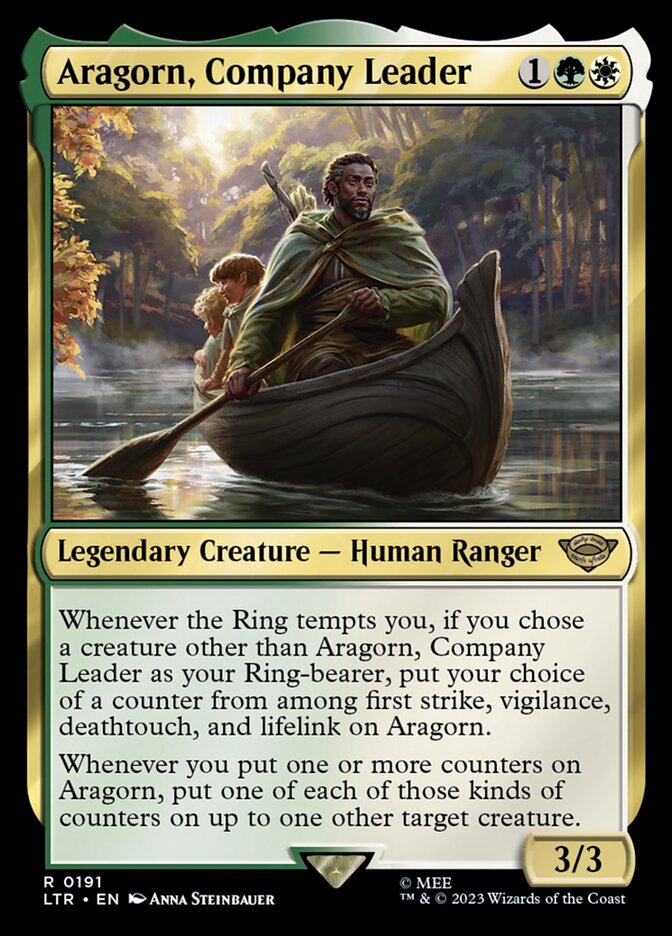 Aragorn, Company Leader 191 (Universes Beyond: The Lord of the Rings: Tales of Middle-earth)  | Good Games Cannington