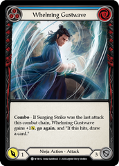 Whelming Gustwave (Blue) [U-WTR112] (Welcome to Rathe Unlimited)  Unlimited Rainbow Foil | Good Games Cannington