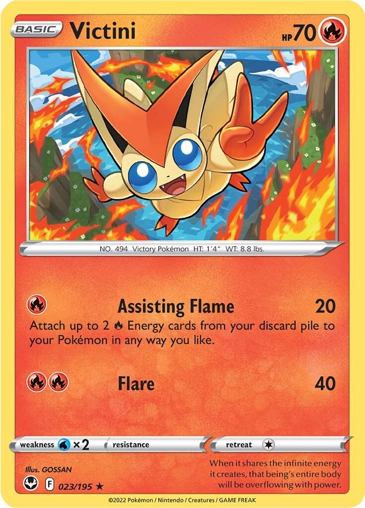 Victini (023/195) [Sword & Shield: Silver Tempest] | Good Games Cannington