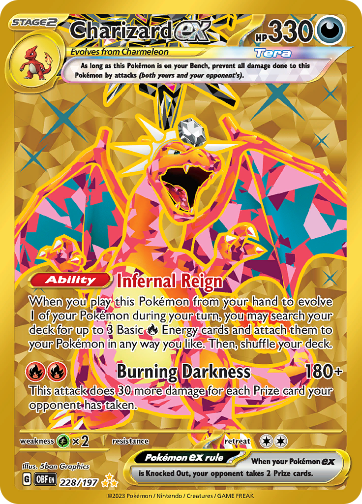 Charizard ex (228/197) [Scarlet & Violet: Obsidian Flames] | Good Games Cannington