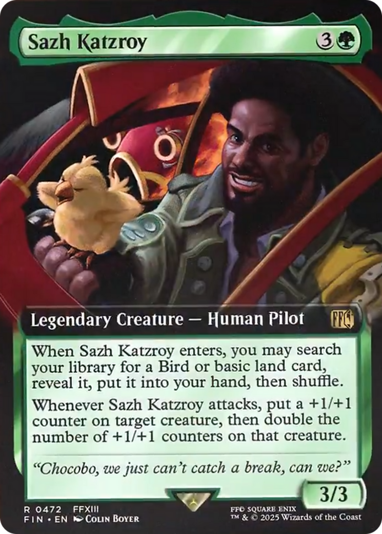 Sazh Katzroy (Extended Art) [FINAL FANTASY] | Good Games Cannington