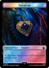 Alien // Treasure (0061) Double-Sided Token (Surge Foil) [Doctor Who Tokens] | Good Games Cannington