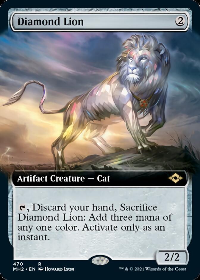 Diamond Lion (Extended Art) [Modern Horizons 2] | Good Games Cannington