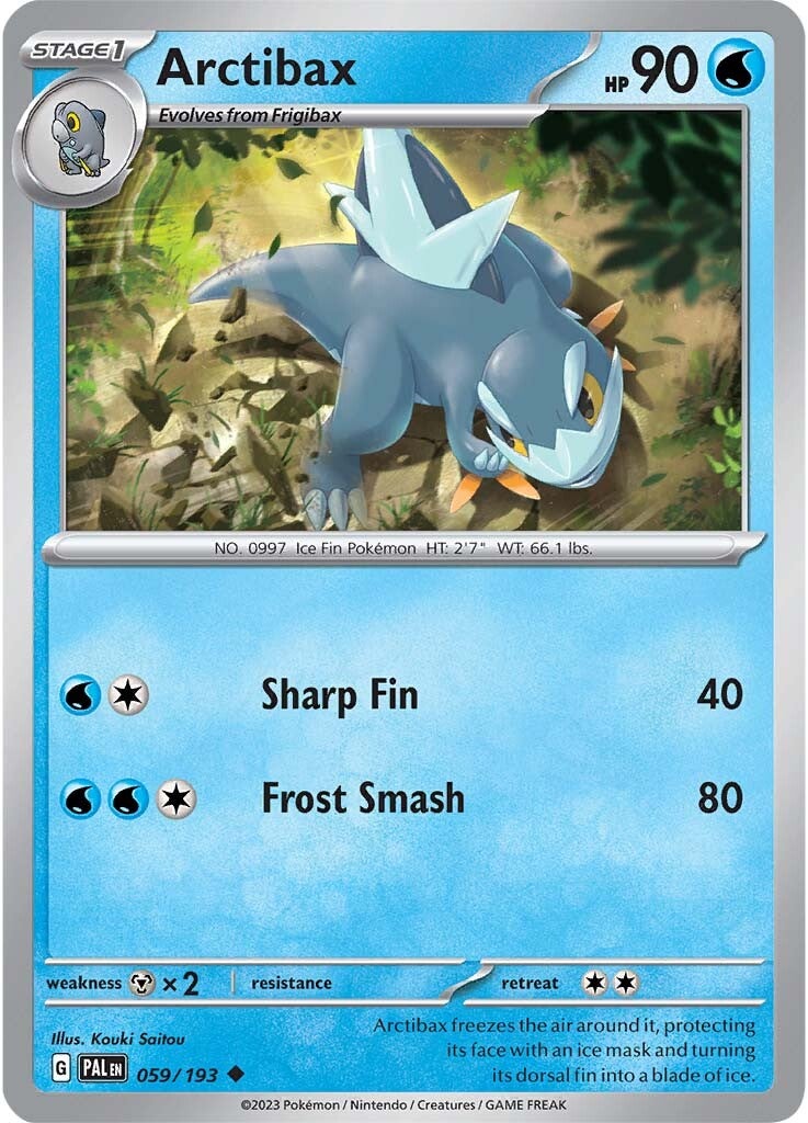 Arctibax (059/193) [Scarlet & Violet: Paldea Evolved] | Good Games Cannington