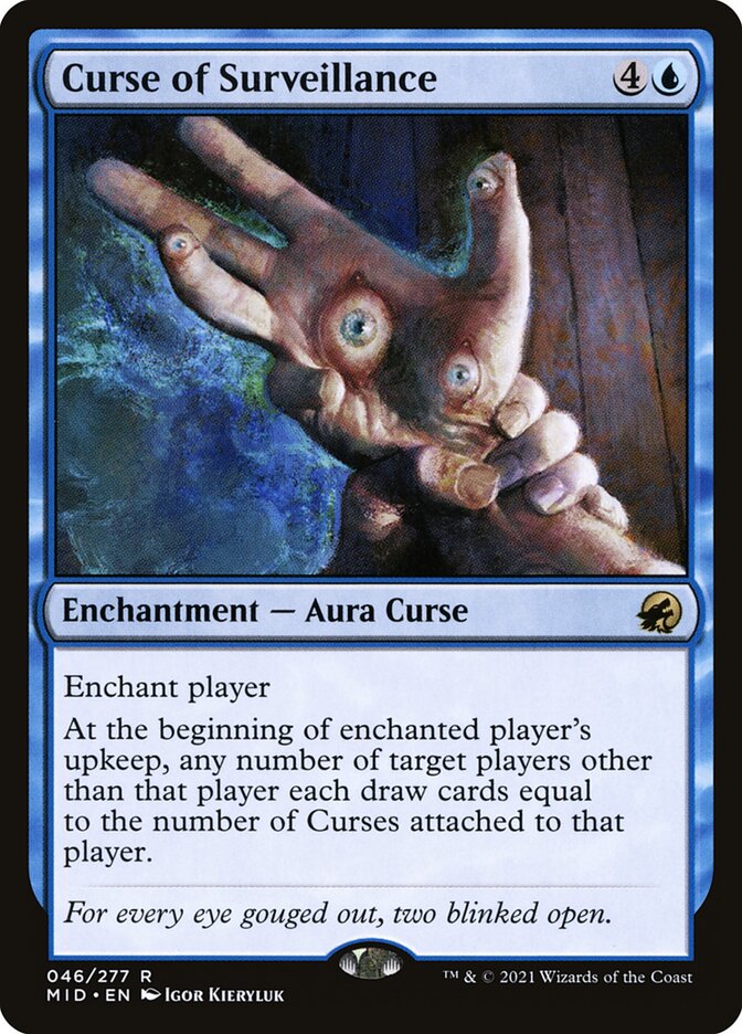 Curse of Surveillance 46/277 (Innistrad: Midnight Hunt)  | Good Games Cannington