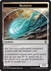 Manifest // Zombie Double-Sided Token [Commander 2018 Tokens] | Good Games Cannington