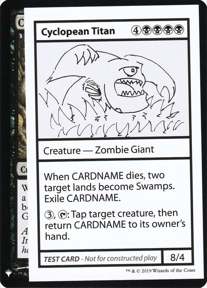 Cyclopean Titan [Mystery Booster Playtest Cards] | Good Games Cannington