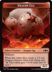 Dragon Egg // Dragon (0013) Double-Sided Token [Tarkir: Dragonstorm Commander Tokens] | Good Games Cannington