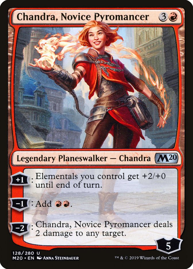 Chandra, Novice Pyromancer 128/280 (Core Set 2020)  | Good Games Cannington