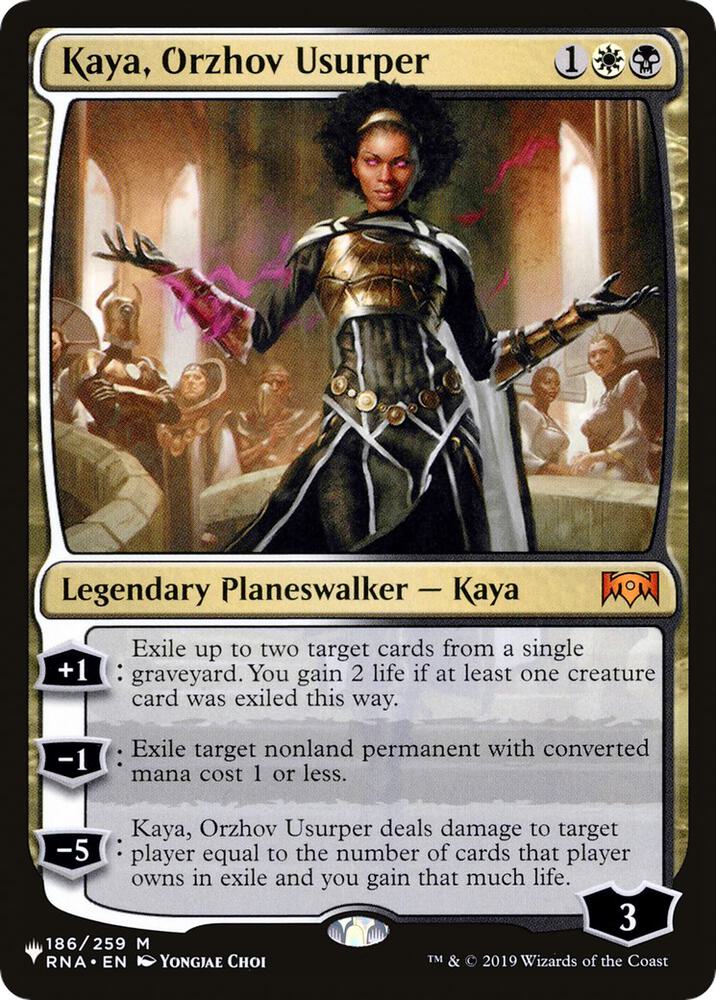 Kaya Orzhov Usurper 186/259 (The List Reprints)  | Good Games Cannington