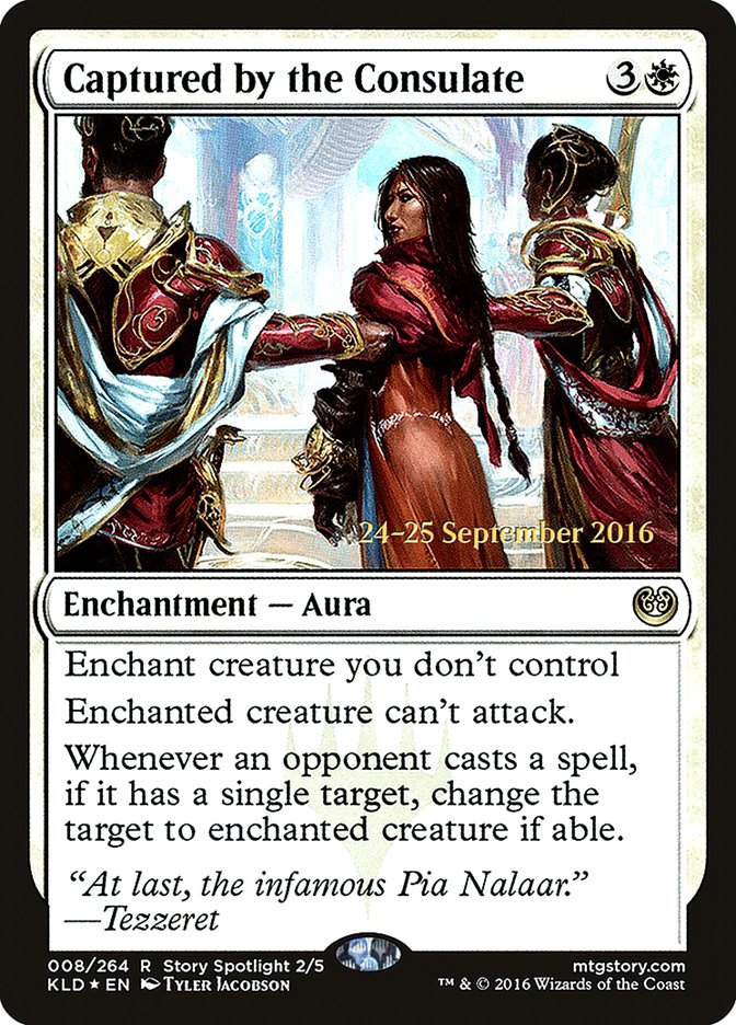 Captured by the Consulate [Kaladesh Prerelease Promos] | Good Games Cannington