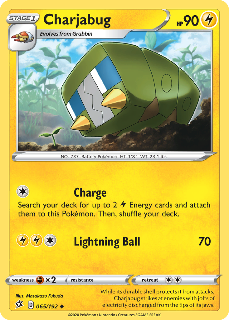 Charjabug (065/192) [Sword & Shield: Rebel Clash] | Good Games Cannington