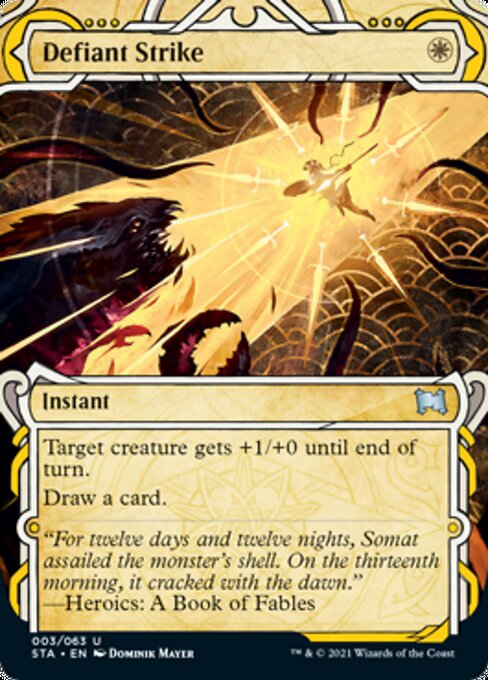 Defiant Strike [Strixhaven: School of Mages Mystical Archive] | Good Games Cannington