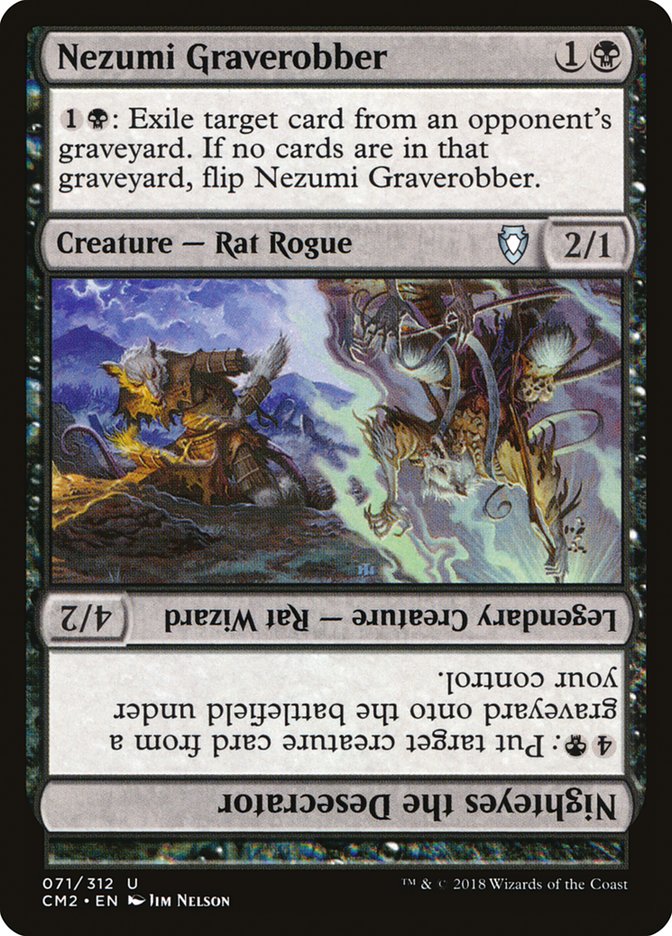 Nezumi Graverobber // Nighteyes the Desecrator [Commander Anthology Volume II] | Good Games Cannington