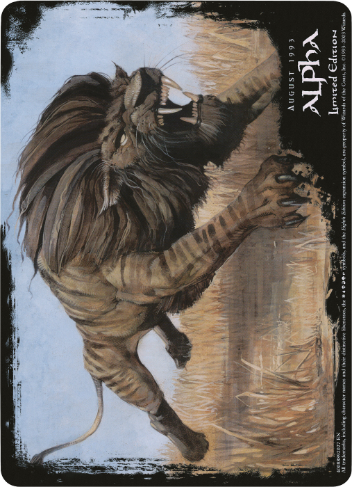 Savannah Lions (Oversized) [Eighth Edition Box Topper] | Good Games Cannington