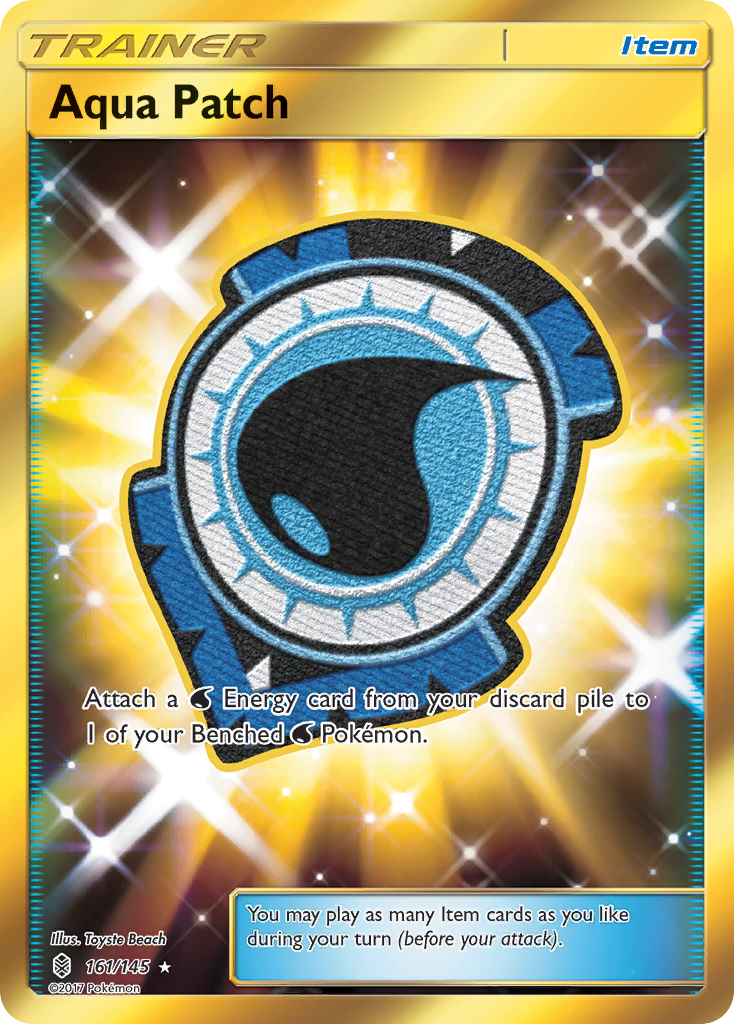 Aqua Patch (161/145) [Sun & Moon: Guardians Rising] | Good Games Cannington