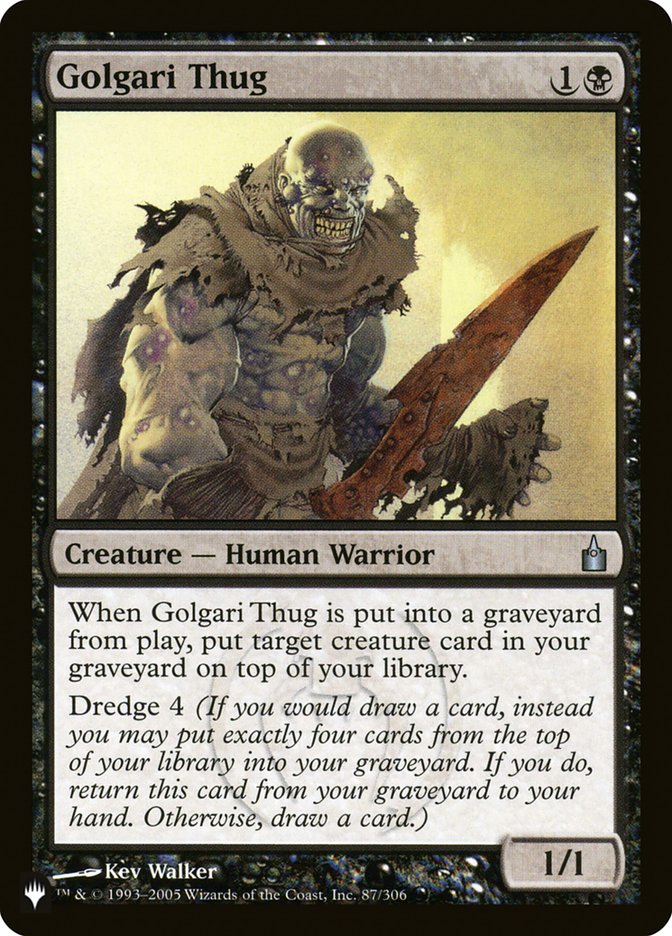 Golgari Thug [The List] | Good Games Cannington