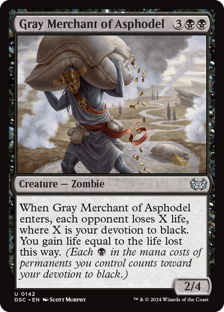 Gray Merchant of Asphodel [Duskmourn: House of Horror Commander] | Good Games Cannington