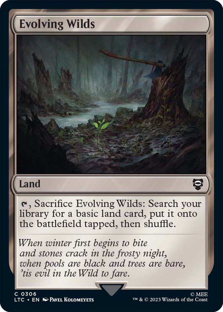 Evolving Wilds 306 (Commander: The Lord of the Rings: Tales of Middle-earth)  | Good Games Cannington