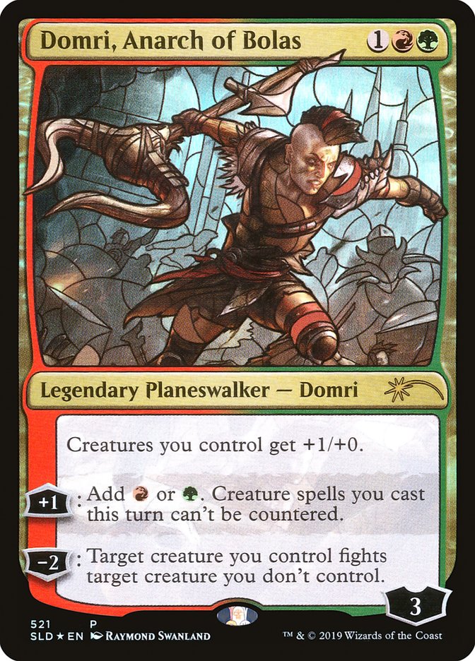 Domri, Anarch of Bolas (Stained Glass) [Secret Lair Drop Promos] | Good Games Cannington
