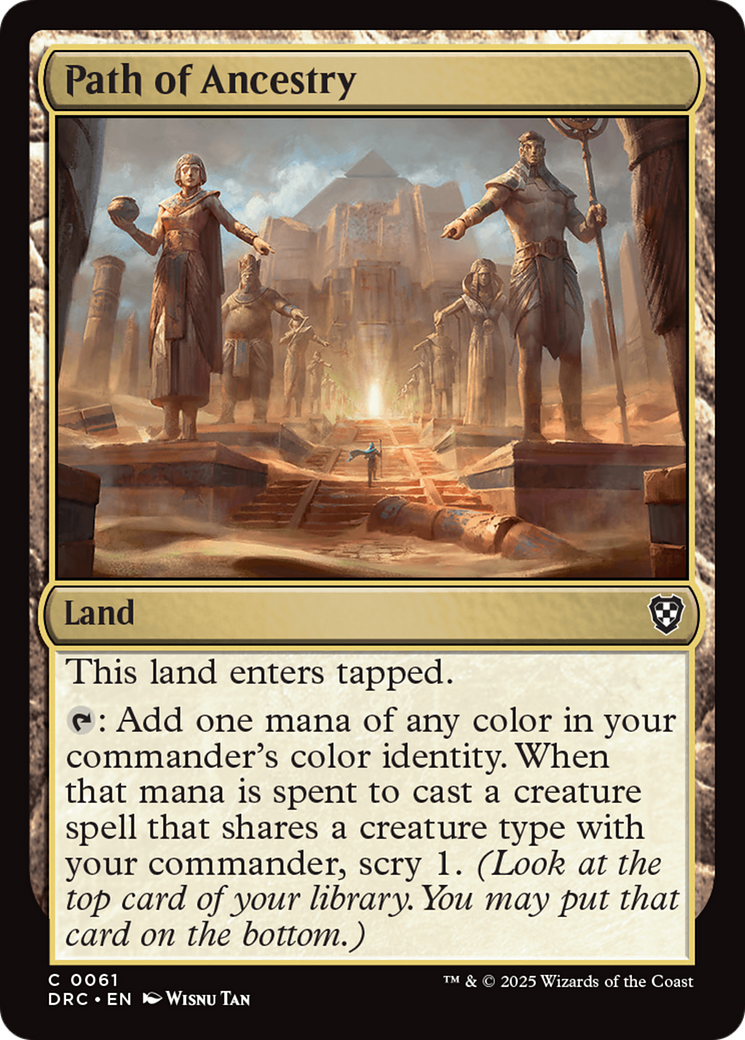 Path of Ancestry [Aetherdrift Commander] | Good Games Cannington