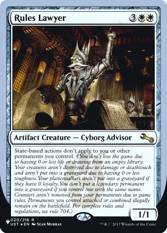 Rules Lawyer (Unfinity Foil Edition) [The List] | Good Games Cannington