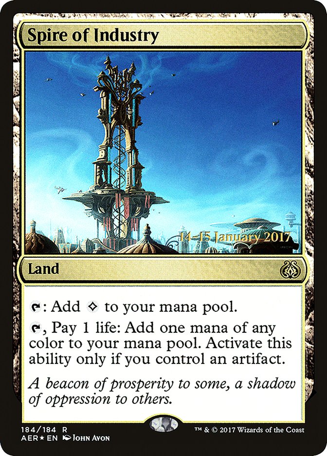 Spire of Industry [Aether Revolt Prerelease Promos] | Good Games Cannington